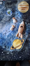 Load image into Gallery viewer, Hand made wooden Rocket
