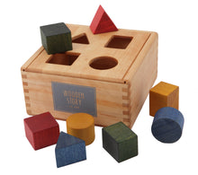 Load image into Gallery viewer, Wooden Story - Rainbow Shape Sorter Box