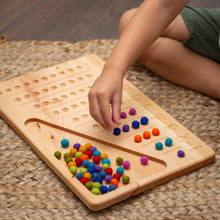 Load image into Gallery viewer, Wooden Number Counting Board