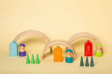 Load image into Gallery viewer, 12 piece Rainbow Stacker (Natural)