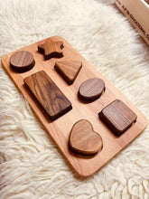 Load image into Gallery viewer, Wooden Shapes Board