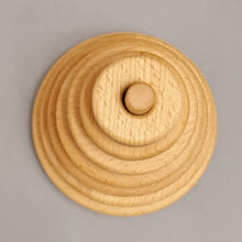 Load image into Gallery viewer, Natural wood Stacking Rings