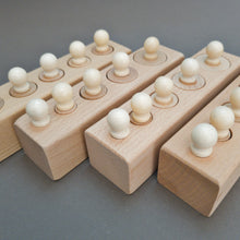 Load image into Gallery viewer, Montessori Cylinders Set