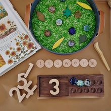 Load image into Gallery viewer, Double-sided Wooden letter discs