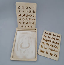 Load image into Gallery viewer, Arabic English Montessori Learning Tray Set