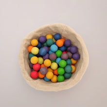 Load image into Gallery viewer, 100 piece Extra Small Wooden Marbles Set