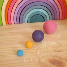 Load image into Gallery viewer, 100 piece Extra Small Wooden Marbles Set