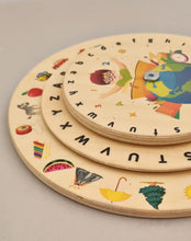 Load image into Gallery viewer, English Alphabet Wheel