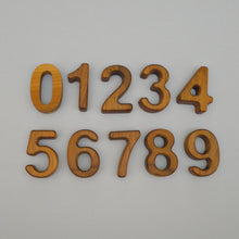 Load image into Gallery viewer, Wooden Numbers 0 to 9