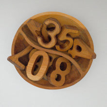 Load image into Gallery viewer, Wooden Numbers 0 to 9