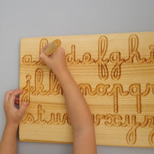 Load image into Gallery viewer, Cursive Alphabet Tracing Board
