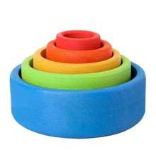 Load image into Gallery viewer, Wooden Stacking Cups