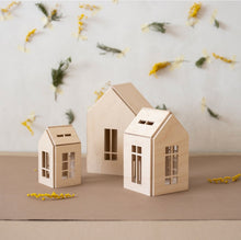 Load image into Gallery viewer, Babai wooden magnetic house