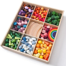 Load image into Gallery viewer, Loose Parts 267pc set with Rainbow Arches