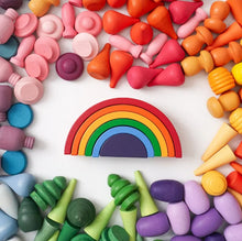 Load image into Gallery viewer, Loose Parts 267pc set with Rainbow Arches