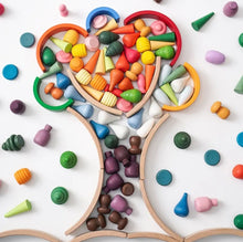 Load image into Gallery viewer, Loose Parts 267pc set with Rainbow Arches