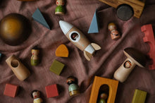 Load image into Gallery viewer, Hand made wooden Rocket