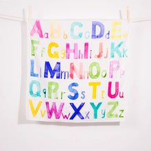 Load image into Gallery viewer, The Wonderie Play Cloth - A to Z alphabet Midi