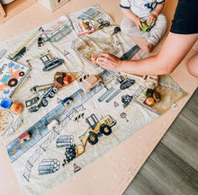 Load image into Gallery viewer, The Wonderie Play Cloth - At the Building Site