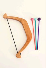Load image into Gallery viewer, Wooden Bow with arrows