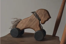 Load image into Gallery viewer, Pull-along Horse