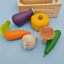 Load image into Gallery viewer, Wooden Vegetables in Crate