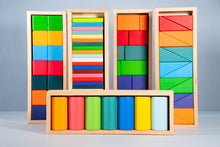 Load image into Gallery viewer, Rainbow Building block sets