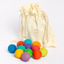 Load image into Gallery viewer, 12 piece Wooden Marbles Set