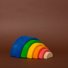 Load image into Gallery viewer, Mini Primary coloured Rainbow (Blue Top)