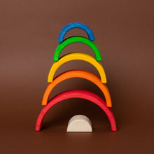 Load image into Gallery viewer, Mini Primary coloured Rainbow (Red Top)