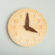 Load image into Gallery viewer, Wooden Clock