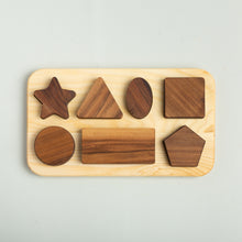 Load image into Gallery viewer, Wooden Shapes Puzzle