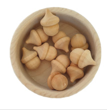 Load image into Gallery viewer, Wooden Acorns