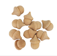 Load image into Gallery viewer, Wooden Acorns