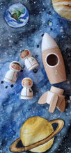 Load image into Gallery viewer, Hand made wooden Rocket
