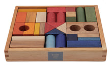 Load image into Gallery viewer, Wooden Story - Rainbow Blocks in tray - 30 pcs
