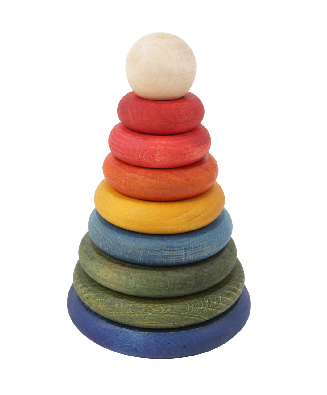 Wooden Story - Rainbow Round Pyramid