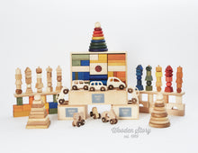 Load image into Gallery viewer, Wooden Story - Rainbow Shape Sorter Board XL
