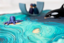 Load image into Gallery viewer, Storytime Scarves - The Pathfinders Ocean: Dyslexia Edition
