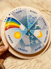 Load image into Gallery viewer, Wooden Weather Wheel
