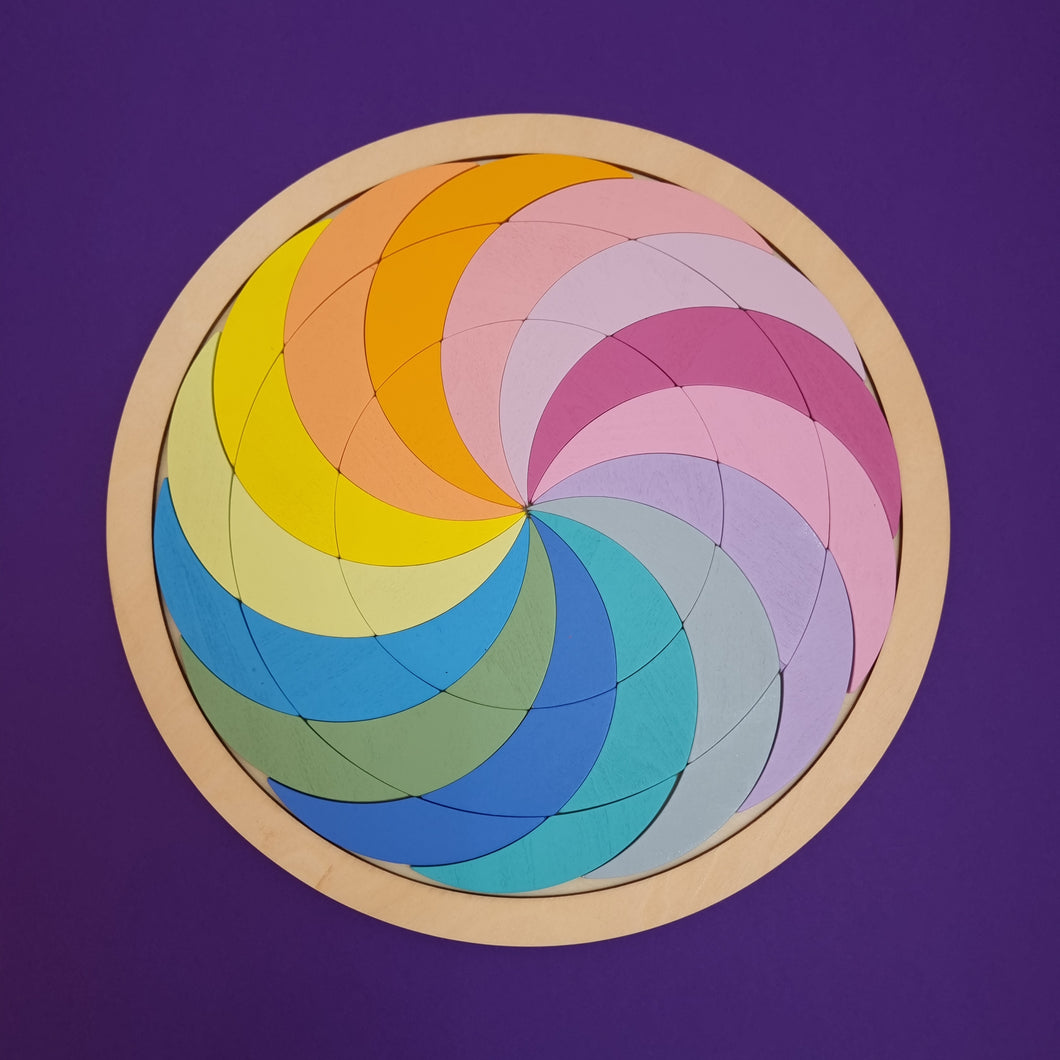 Pastel Tornado Puzzle