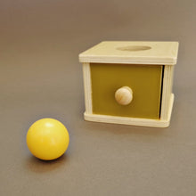 Load image into Gallery viewer, Object Permanence drawer with ball
