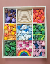 Load image into Gallery viewer, Loose Parts 267pc set with Rainbow Arches
