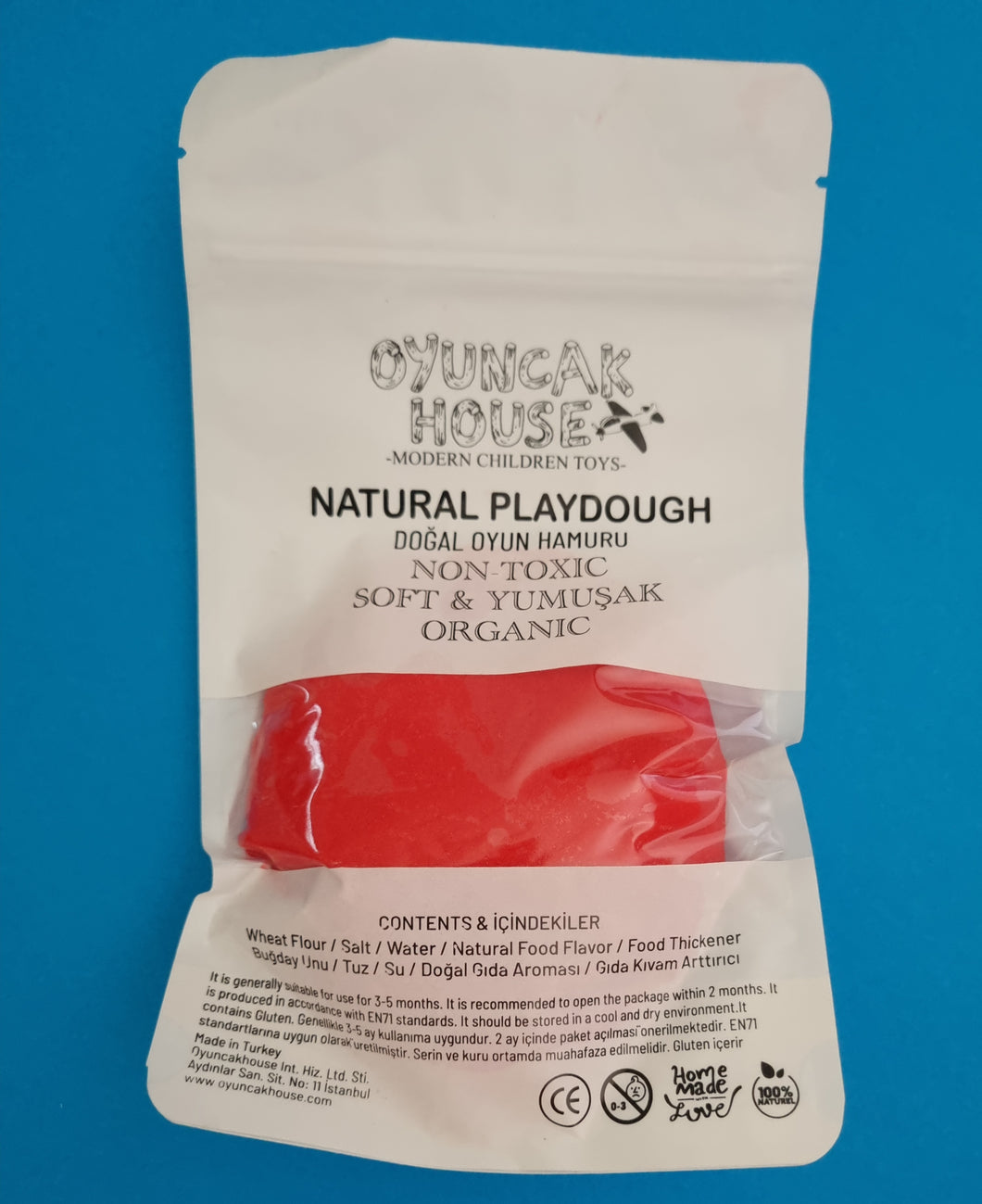 Natural Play dough doy Packs 200g