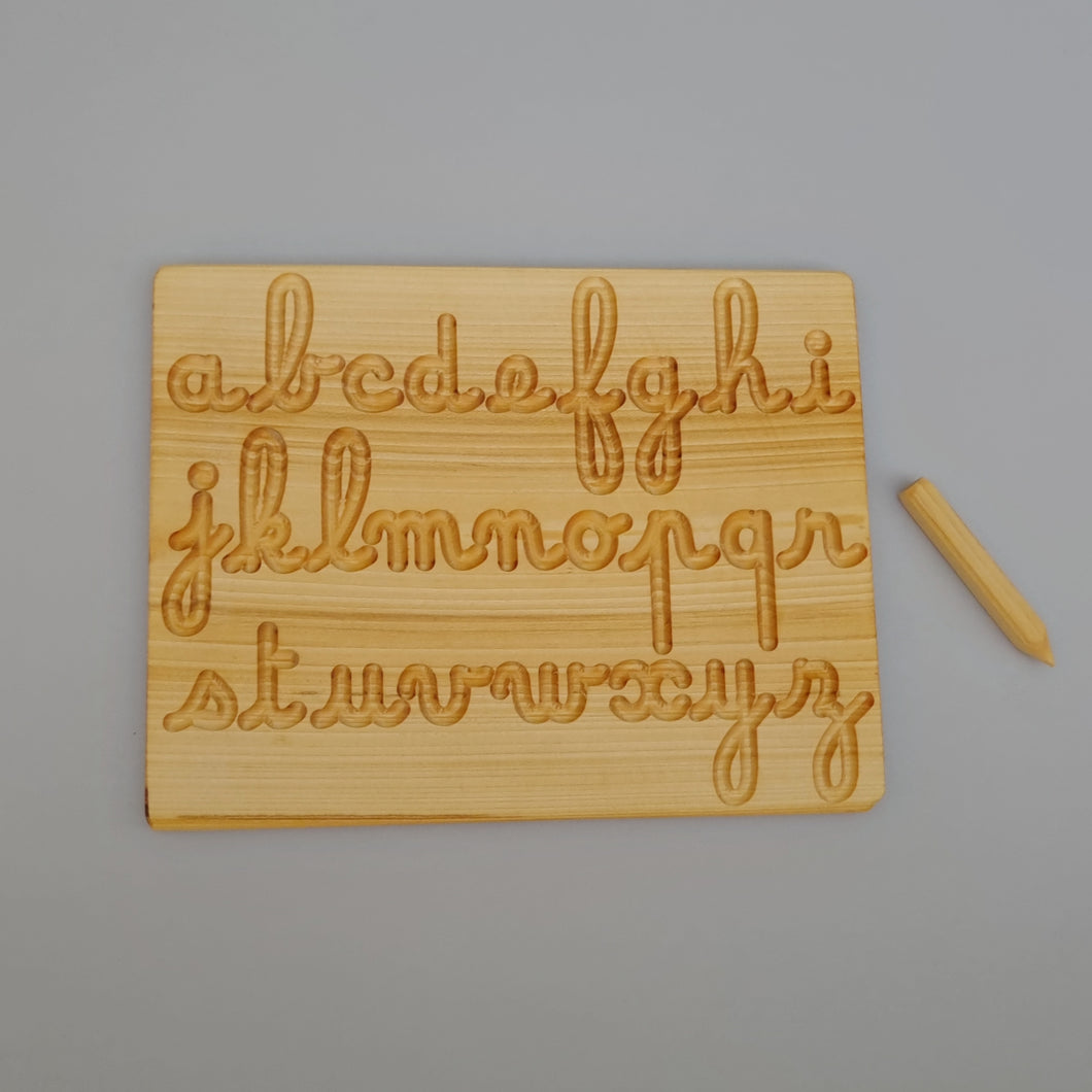 Cursive Alphabet Tracing Board