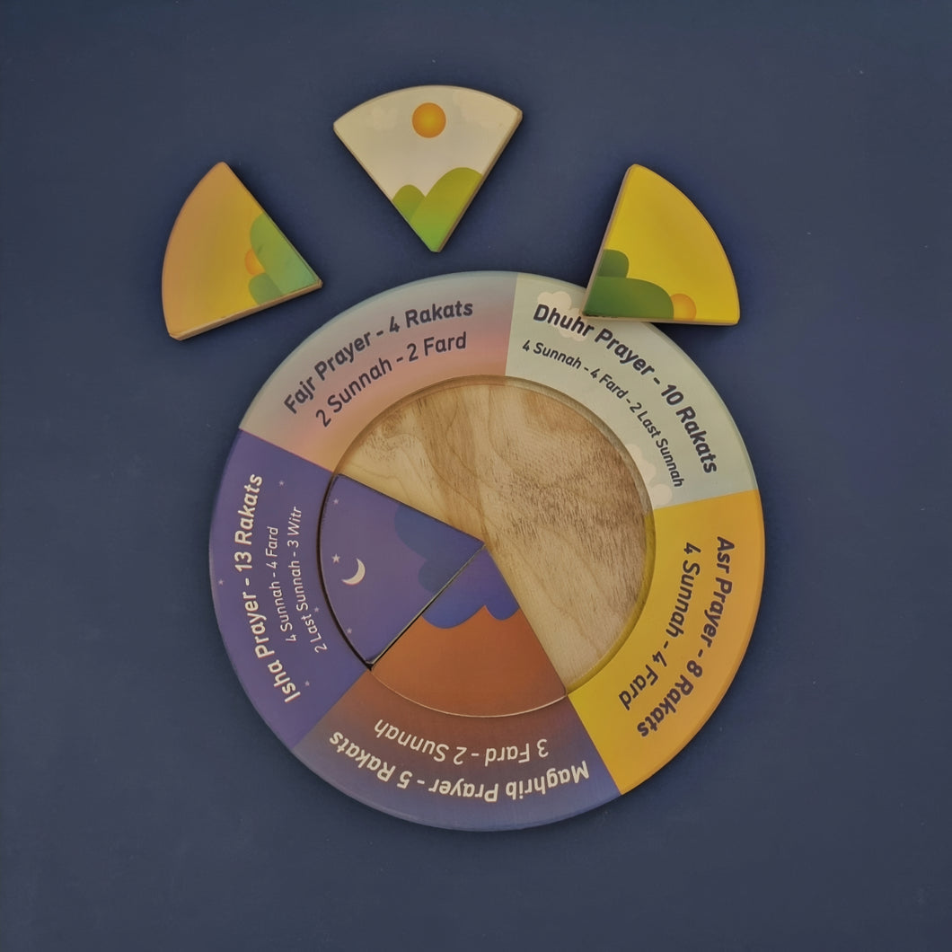 Islamic Prayer Puzzle Wheel