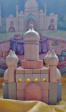 Load image into Gallery viewer, Pastel coloured Masjid Church Building Blocks Set
