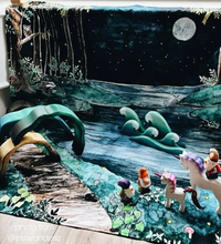 Load image into Gallery viewer, The Wonderie Play Cloth - Moonlight forest
