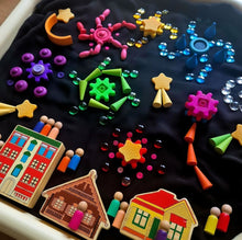 Load image into Gallery viewer, Loose Parts 267pc set with Rainbow Arches
