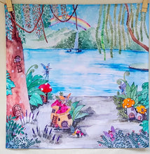 Load image into Gallery viewer, The Wonderie Play Cloth - The Fairy dust garden
